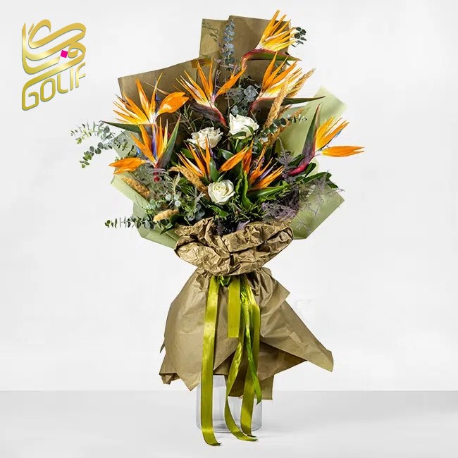 دسته گل عاشقانه هدیه تولد عیادت نوزاد لاکچری زیبا ارسال رایگان زیبا لاکچری ارسال فوری سریع گل فروشی آنلاین گل فروشی گلیف رز میخک آنترویم لیلیوم ارکیده